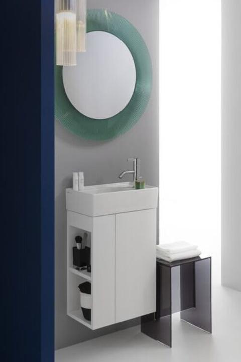 Produktbild Laufen Handwaschbecken KARTELL 460x280mm Arm.bank re o ÜL 1 HL-Ausf. we (280 mm, 460 mm)