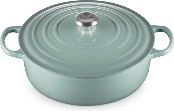 Le Creuset Gourmet-Bräter SIGNATURE Sea Salt (30 cm, Casserole + Stewpot, Cast iron)
