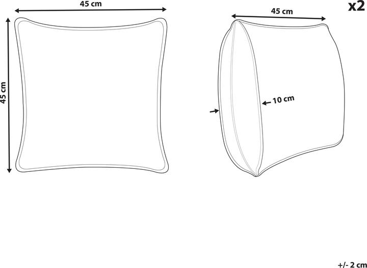 Actual product image Beliani Yuzuri (45 x 45 cm)