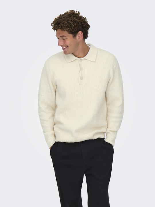 Immagine prodotto Only & Sons Onsdale Rlx Ls Polo Knit Noos (L)