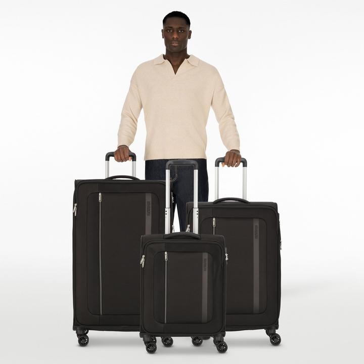 Produktbild American Tourister Blazing Ride 4 Rollen Kofferset 3-teilig mit Dehnfalte (211 l)
