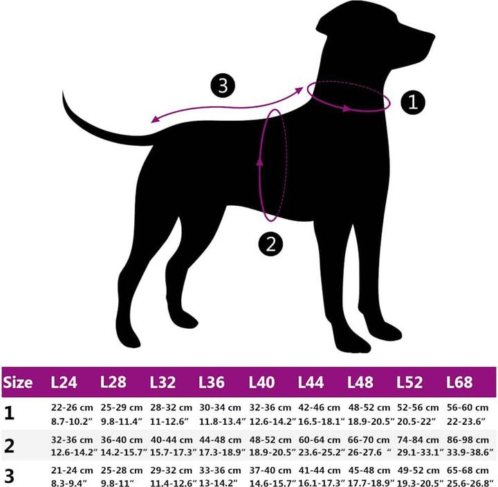 Produktbild vidaXL Hundemantel mit Geschirr Wasserdicht Reflektierend (36, Hundemantel)