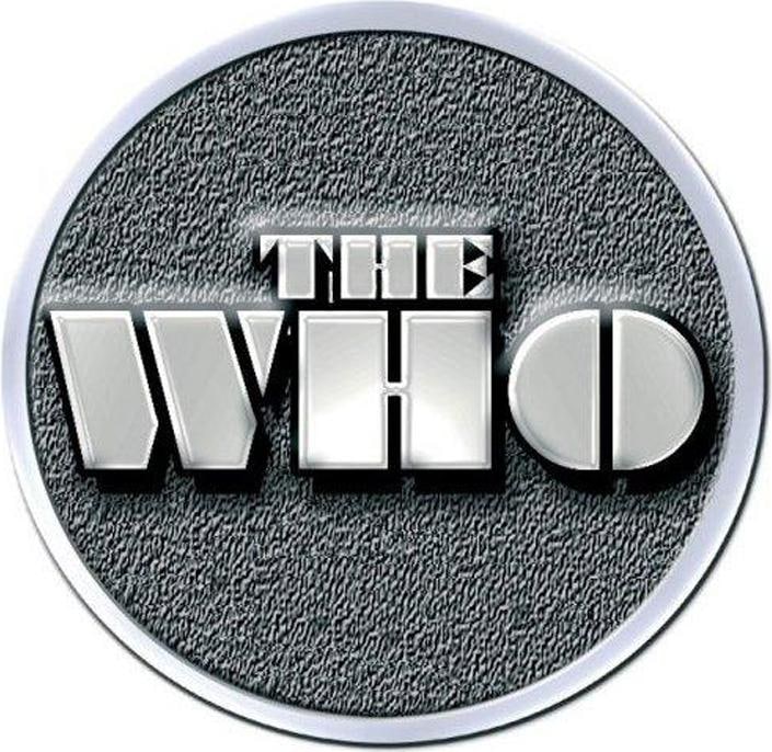 Produktbild The Who Schablone Abzeichen Metall Logo