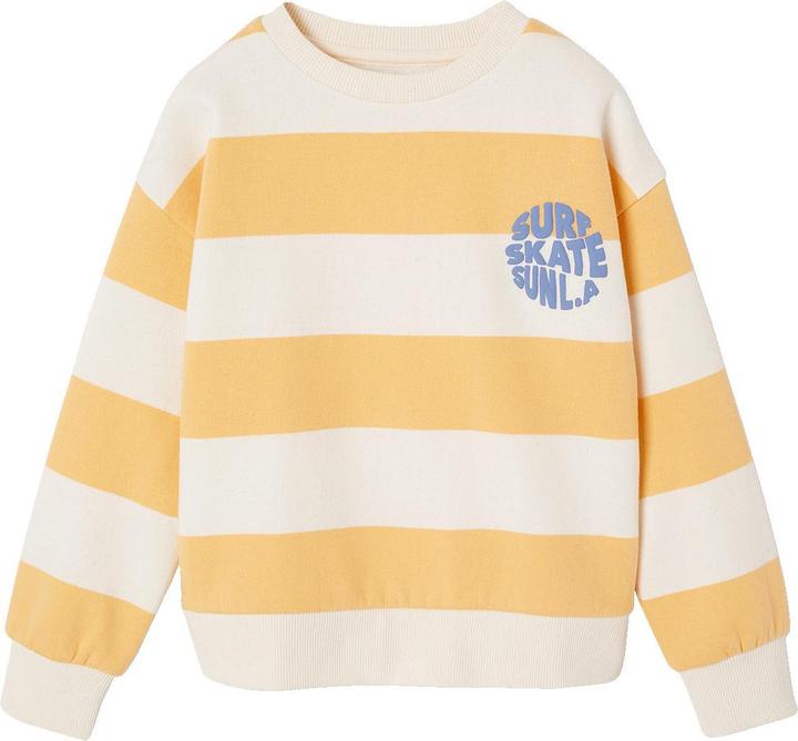 Produktbild Vertbaudet Sweatshirt mit Streifen und Print Jungen, Recycling-Polyester (152)