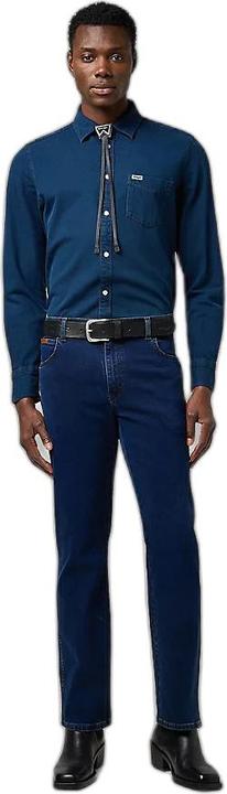 Actual product image Wrangler Texas Rustic Navy Authentic Straight (33)
