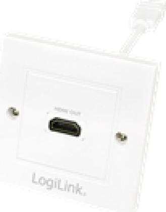 Produktbild LogiLink AV HDMI-Adapter – HDMI-Baltas (AH0014) (0.18 m, HDMI)
