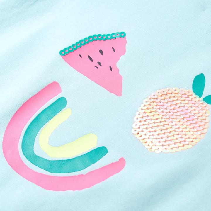 Immagine prodotto vidaXL T-shirt per bambini azzurro 92,Materiale: 95 % cotone. 5 (92)