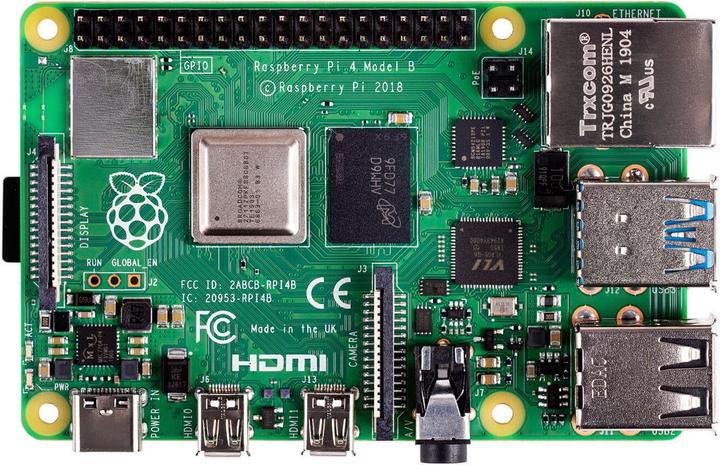 Actual product image Raspberry Pi 4 4GB Model B