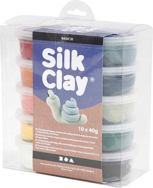Produktbild Creativ Company Silk Clay, Pastelkleuren, 10dlg.