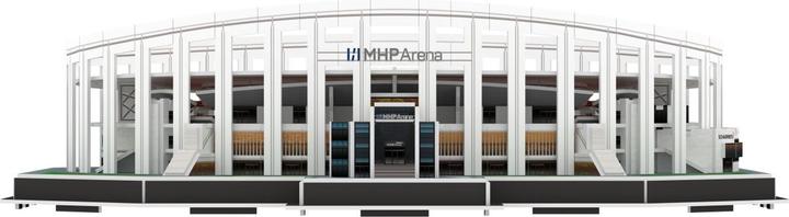 Actual product image Pro Lion VfB Stuttgart Stadion MHP Arena 3D Puzzle (88 pieces)