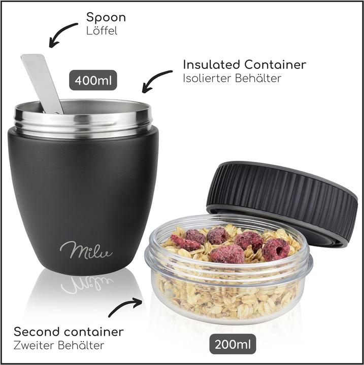 Produktbild Milu 400ml Schwarz (0.40 l)