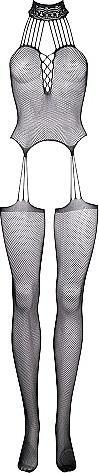 Produktbild Le Désir Suspender Fishnet Choker Bodystocking (One Size)