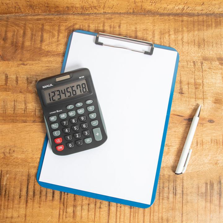 Image du produit Maul Calculatrice de poche MJ550 Junior noire (Cellules solaires, Piles)