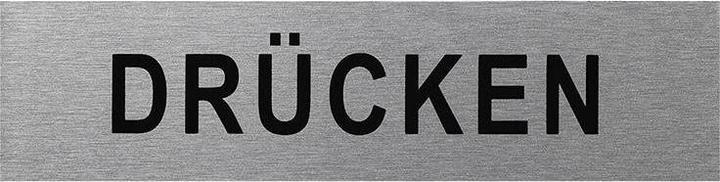 ProPlus Segno di porta in alluminio " Spingere "