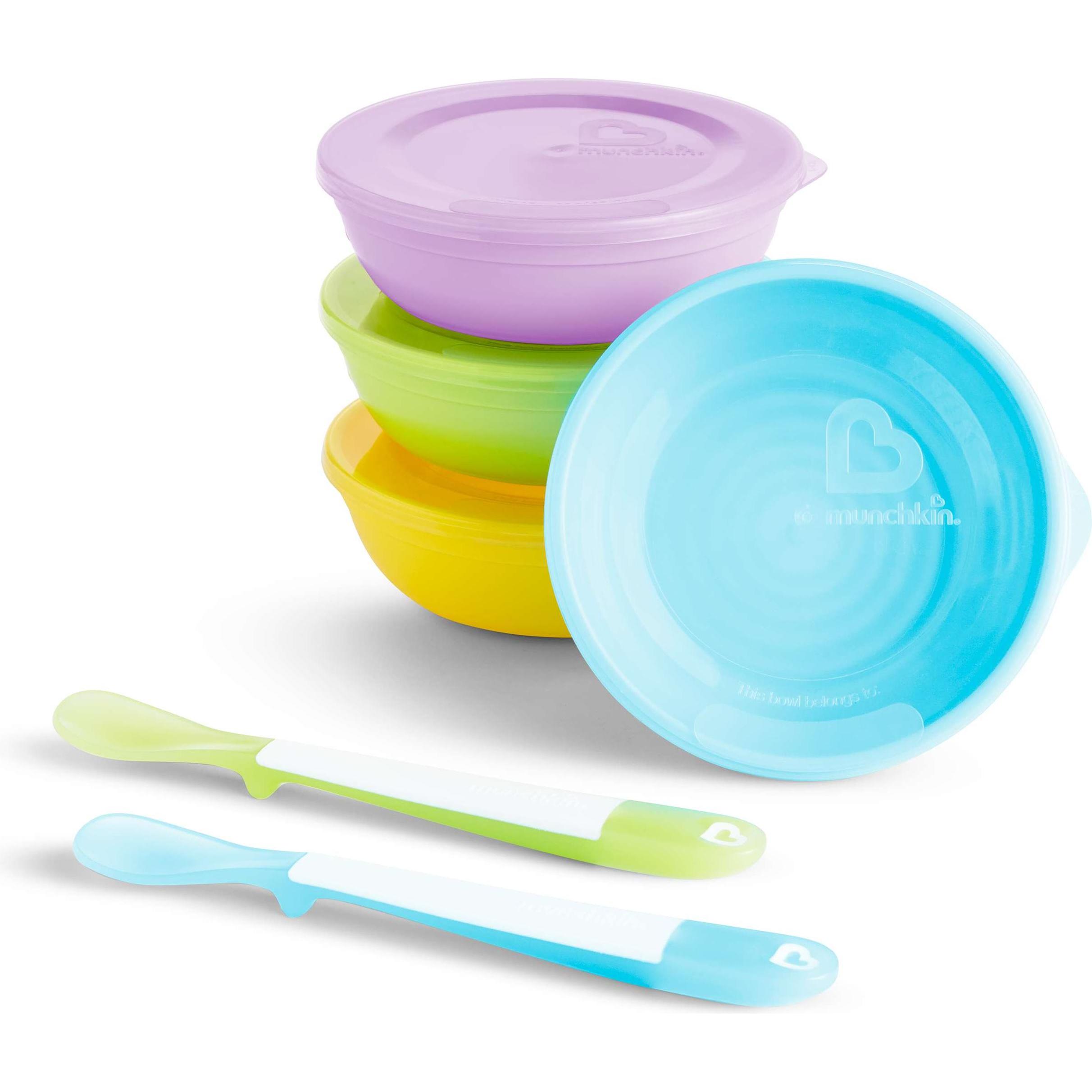 Munchkin, Kindergeschirr + Kinderbesteck, Schalen-/Löffelset (10 Stk)