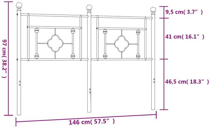 Actual product image vidaXL Jana (146 x 3 x 97 cm)