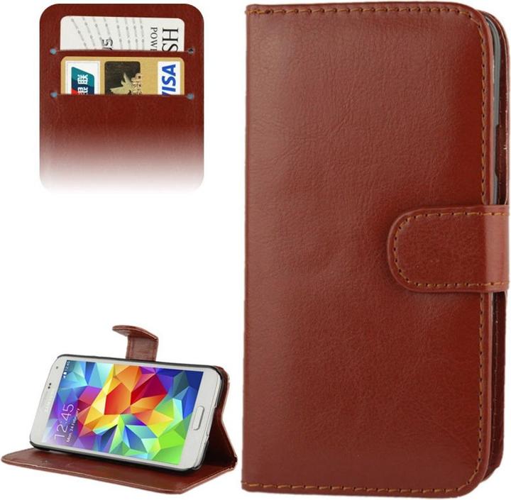 Produktbild König Design Schutzhülle Handytasche (Flip Quer) für Handy Samsung Galaxy S5 / S5 Neo (Samsung Galaxy S5, Samsung Galaxy S5 Neo)