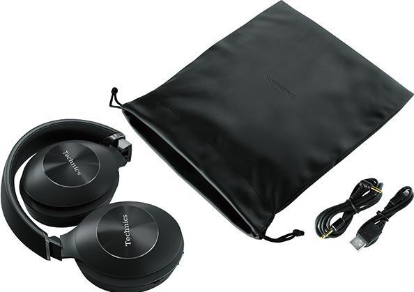 Image du produit Technics EAH-F50B Casque supra-auriculaire sans fil Bluetooth haute résolution avec micro/télécommande Noir (35 h, Sans fil)