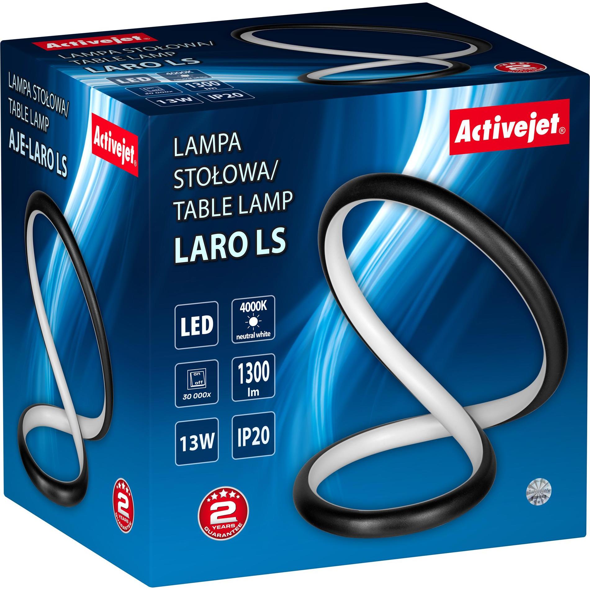 Thumbnail - Activejet, Tischlampe, LED-Tischleuchte AJE-LARO LS (1300 lm)