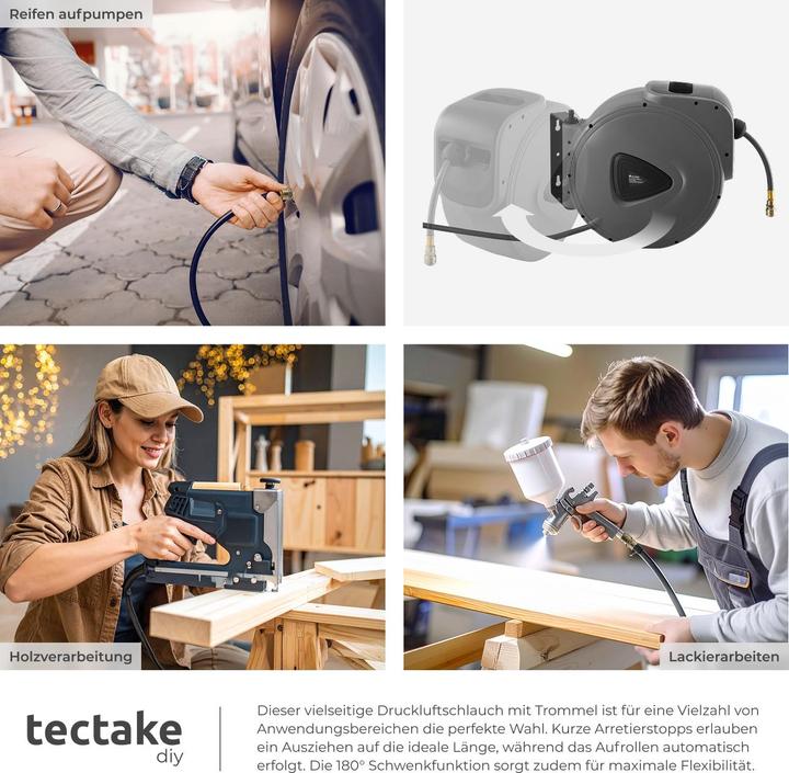 Image du produit tectake Tuyau d'air comprimé