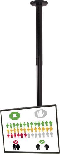 Produktbild b-tech Telescopic Universal Flat (Decke, 25 kg)