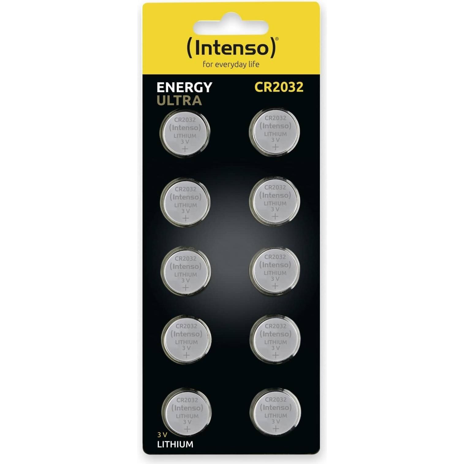 Intenso Energy Ultra (10 Stk., CR2032, 220 mAh), Batterien + Akkus