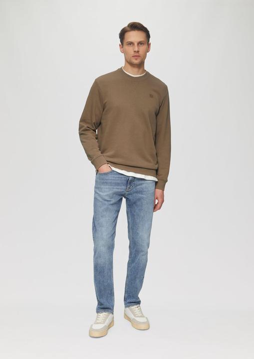 Immagine prodotto S.Oliver Sweatshirt Crew Neck-Sweatshirt aus Baumwollmix mit Logo-Stickerei (XL)