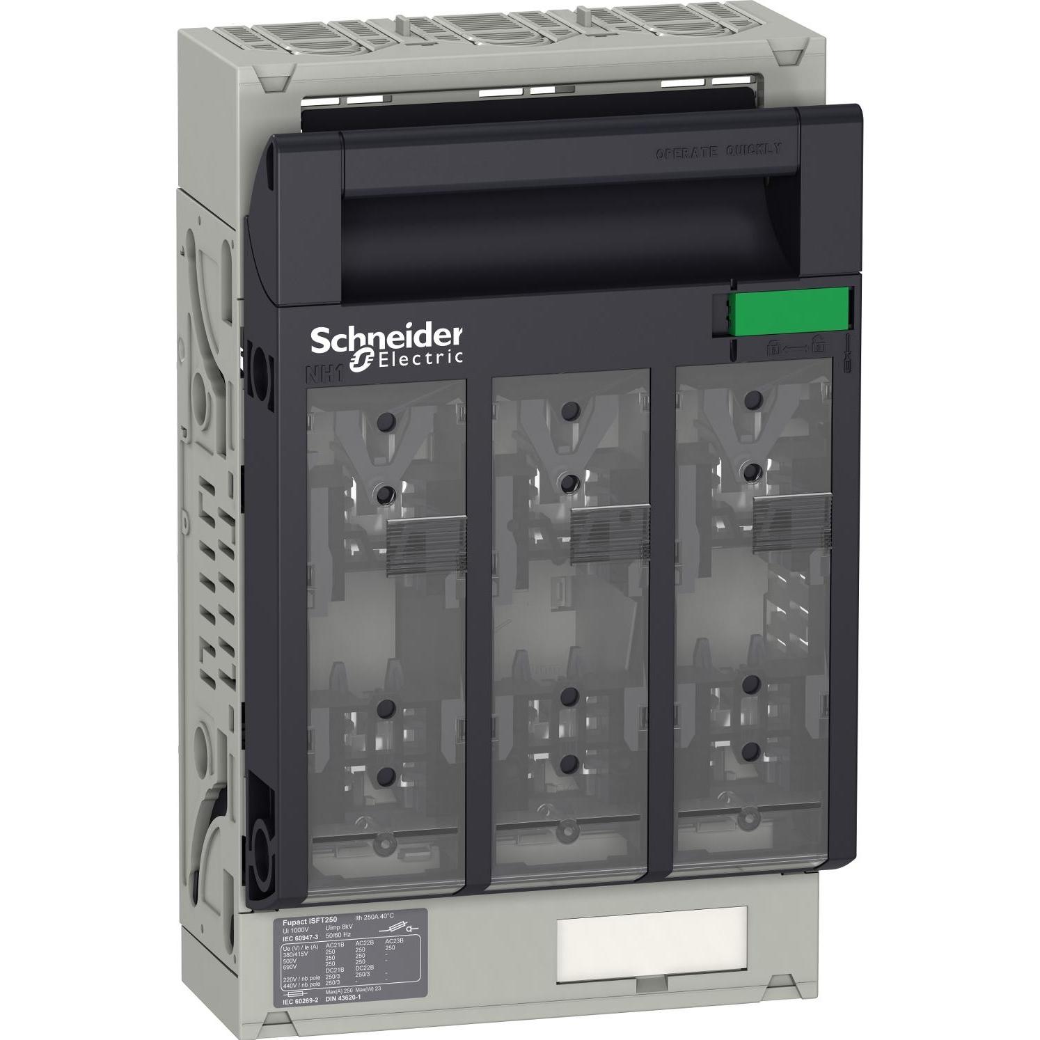 Schneider Electric, Verteilerschrank Zubehör, Sicherungslasttrennschalter ISFT250 3P LV480804