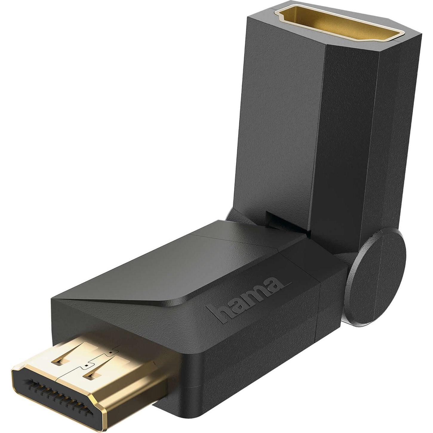 Hama Adattatore HDMI Han-Hun Rotation Sort Guldbelagt TL (HDMI), Adattatore dati + video, Oro