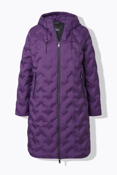 Actual product image Ulla Popken HYPRAR Chevron Quilted Coat