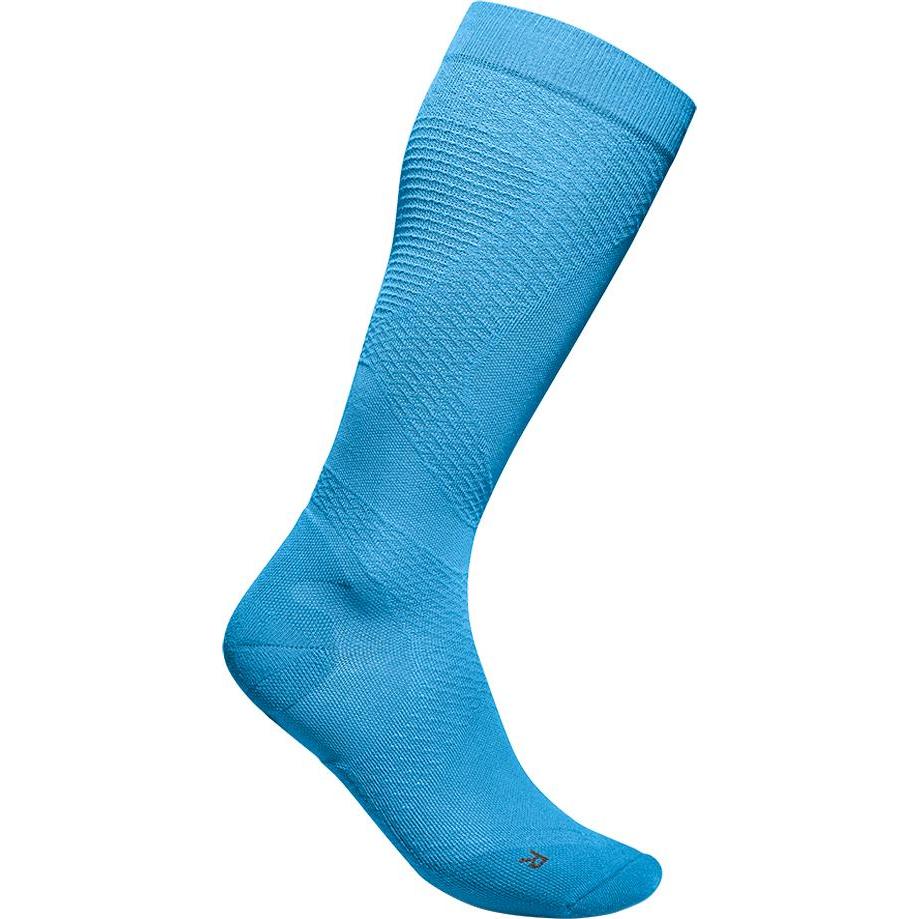 Bauerfeind, Damen, Sportsocken, Run Ultralight Compression Socks Damen (41 - 43), Blau