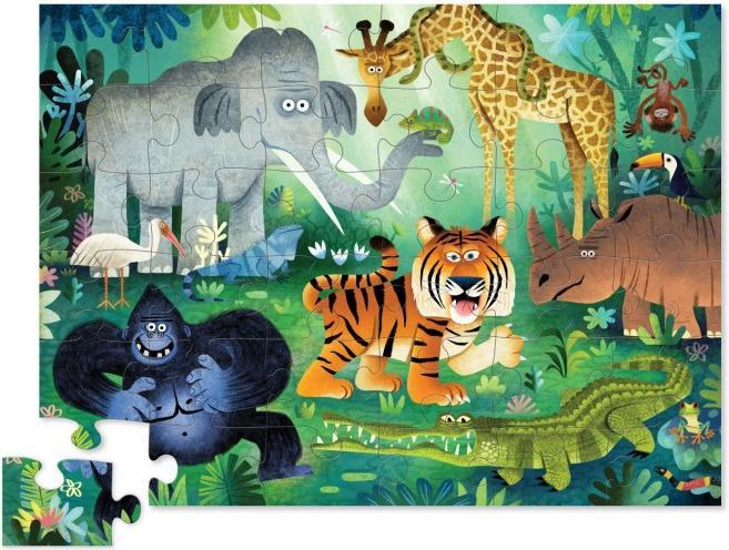 Immagine prodotto Crocodile Creek 36 pc Shaped Puzzle,Wild Kingdom (36 pezzi)