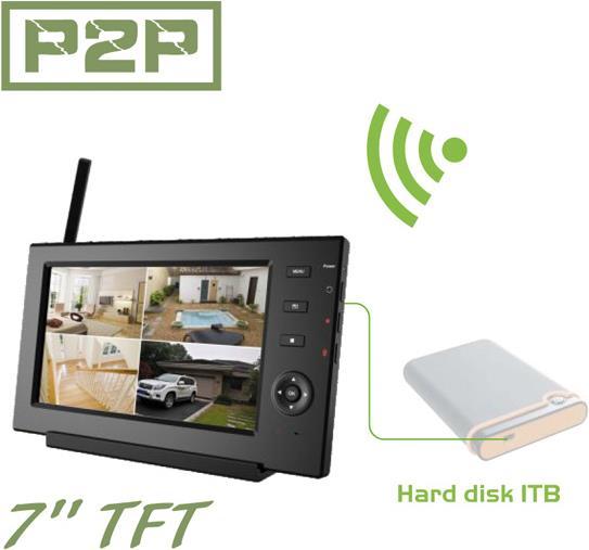 Produktbild Value 4-Kanal Funk-Kamera-Set Internet (640 x 480 Pixels)