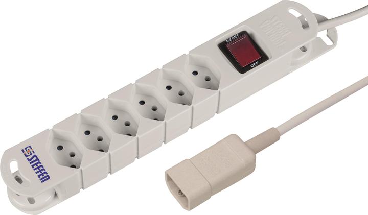 Produktbild Steffen Steba Variabl mit Kaltgeräteanschluss (6 x, Typ 13, 5 m)