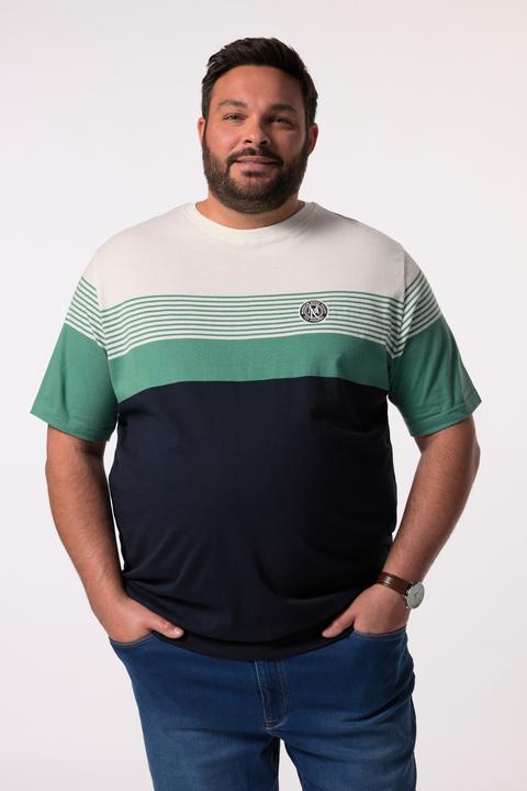 Produktbild Men+ T-Shirt, Halbarm, Bauchfit, Ringel (6XL)