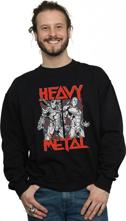 Actual product image Mens Iron Man Heavy Metal Sweatshirt (M)