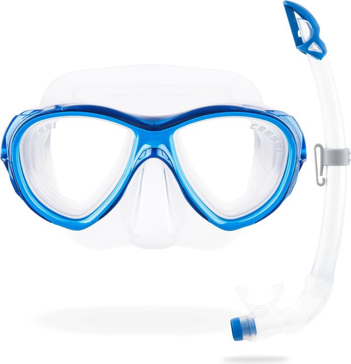 Transparent / Bleu