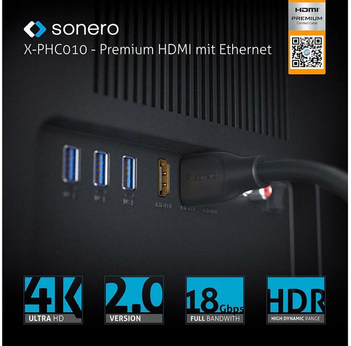 Produktbild Sonero HDMI – HDMI (0.50 m)
