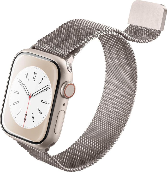 Produktbild Cellularline Steel Band - Apple Watch (38 mm, 40 mm, 41 mm, Stainless Steel, Apple Watch Series 1, Apple Watch Series 2, Apple Watch Series 3, Apple Watch Series 4, Apple Watch Series 5, Apple Watch Series 6, Apple Watch Series 7, Apple Watch Series 8, Apple Watch Series 9, Apple Watch SE)