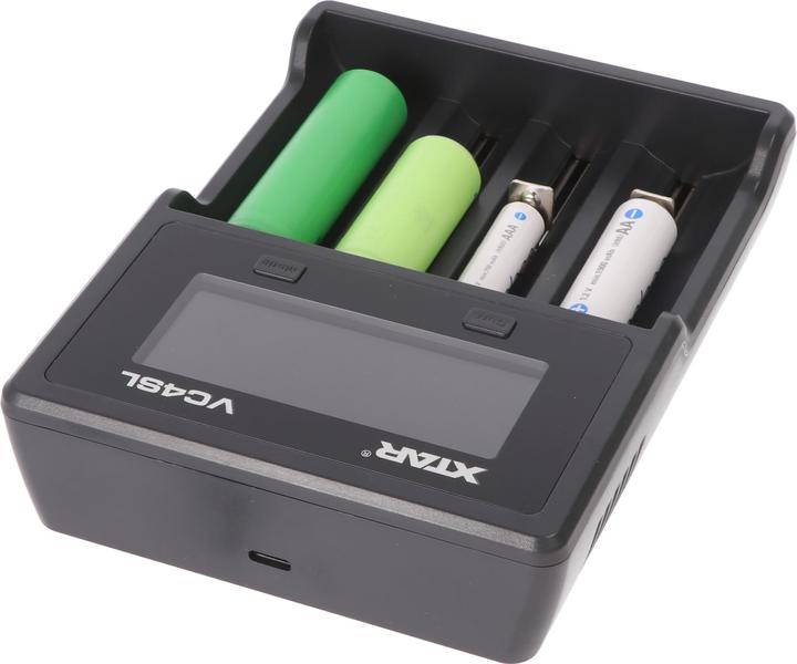 Image du produit Xtar VC4SL (1 pcs, 14500, 16340, 18500, 18650, 21700, 26650, AA, AAA, Batterie)