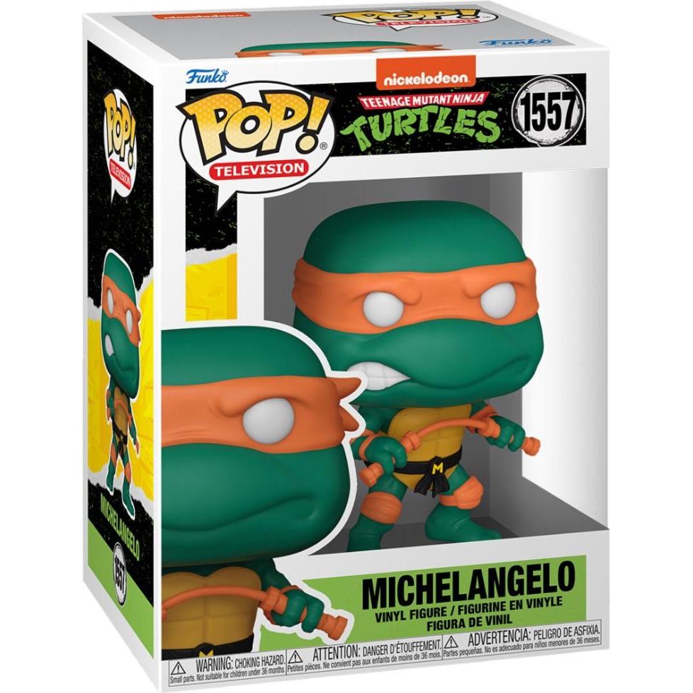 Thumbnail - Funko Teenage Mutant Ninja Turtles POP! Movies Vinyl Figur Michelangelo 9 cm