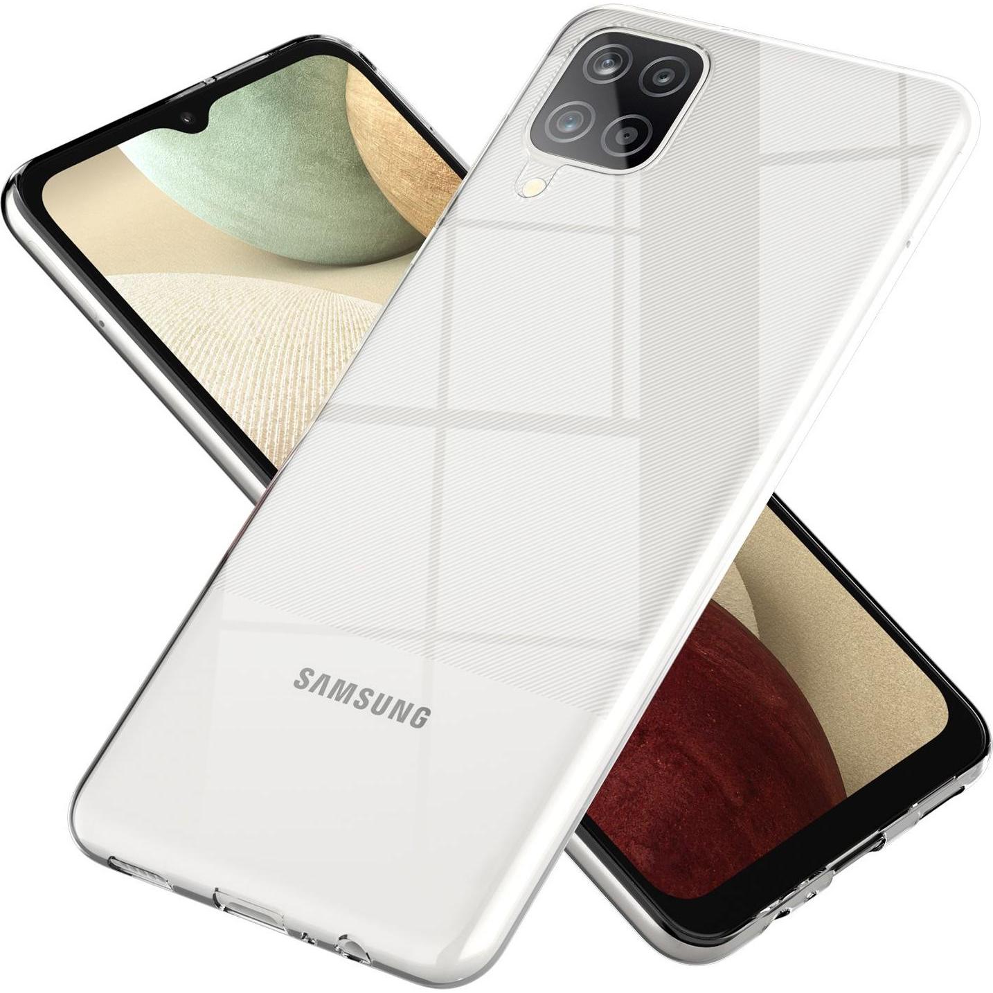 Nalia Handyhülle (Samsung Galaxy A12), Smartphone Hülle, Transparent