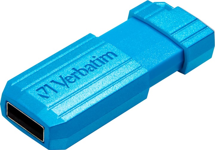 Produktbild Verbatim PINSTRIPE 16GB USB 2.0 BLUE (16 GB, USB 2.0)