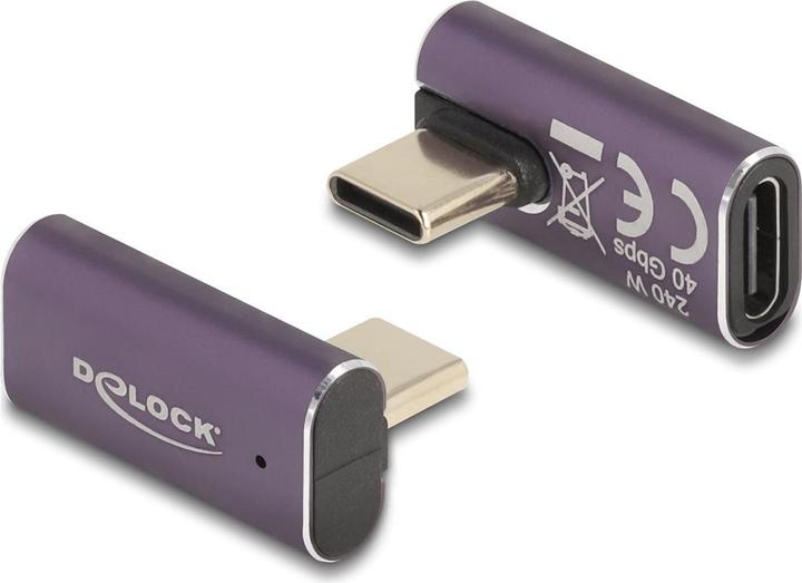 Produktbild Delock USB Adapter 40 Gbps USB Type-C PD 3.1 240 W Stecker z (USB Typ-C, 2.50 cm)