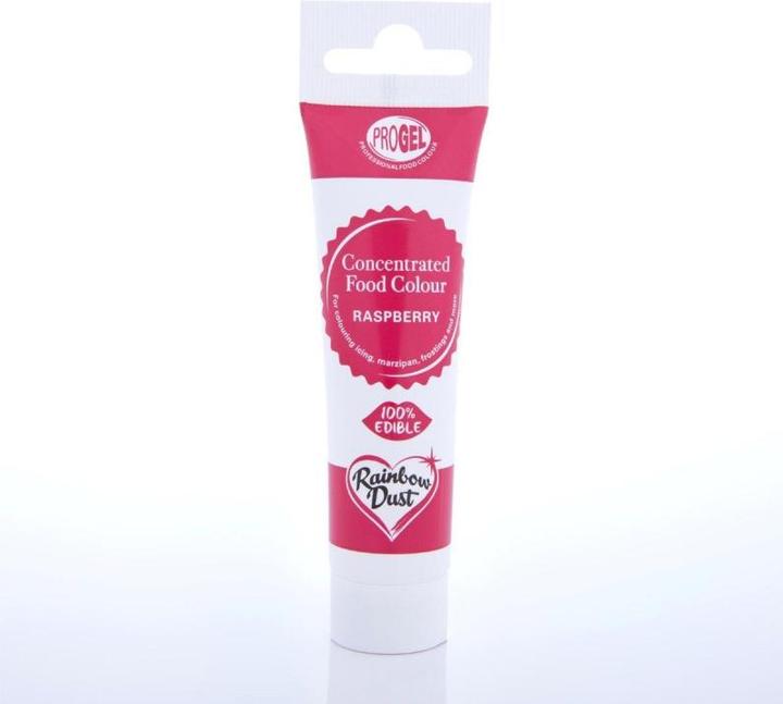 Actual product image Rainbowdust ProGel Gel Colour Raspberry (256 ml)