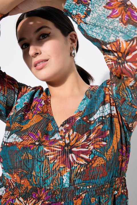Produktbild Studio Untold Maxikleid, A-Line, Flower Print, Wrap-Effekt (46, 48)