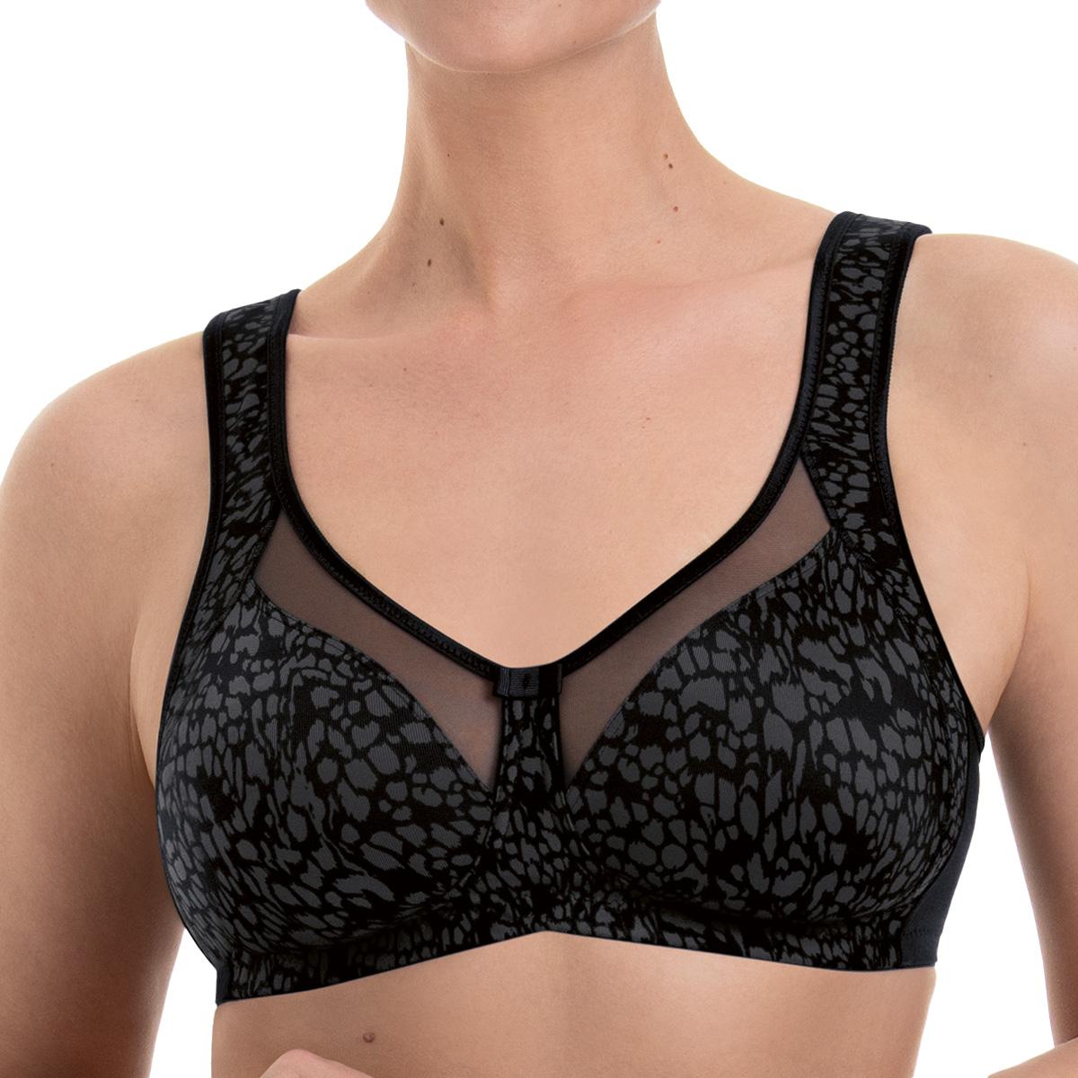Anita, BH, Clara Art Komfort BH ohne Bügel, Schwarz, (100 E, Einzelpack)