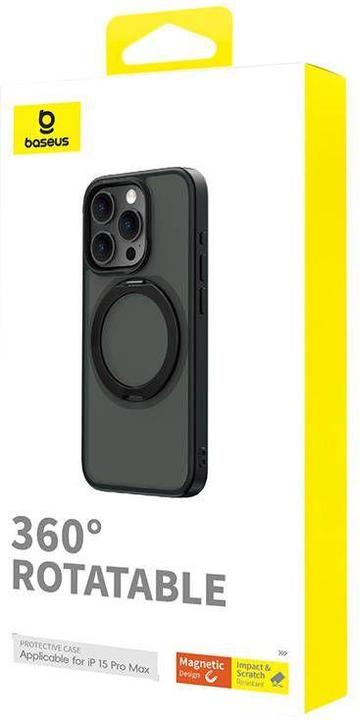 Produktbild Baseus Magnetic Phone Case for iPhone 15 ProMax CyberLoop Series (Black) (Apple iPhone 15 Pro Max)