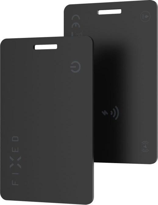 Actual product image Fixed Tag Card 2 with Find My support, black