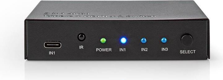 Nedis 3-Port (HDMI/USB-C, Switch - 4K 60Hz